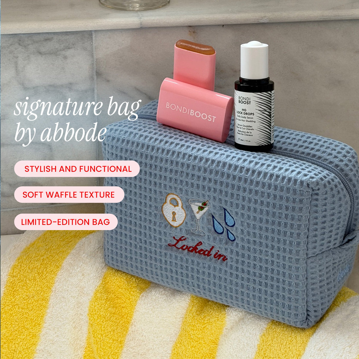 ABBODE x BONDIBOOST LIMITED-EDITION LOCKED IN HAIR ESSENTIALS