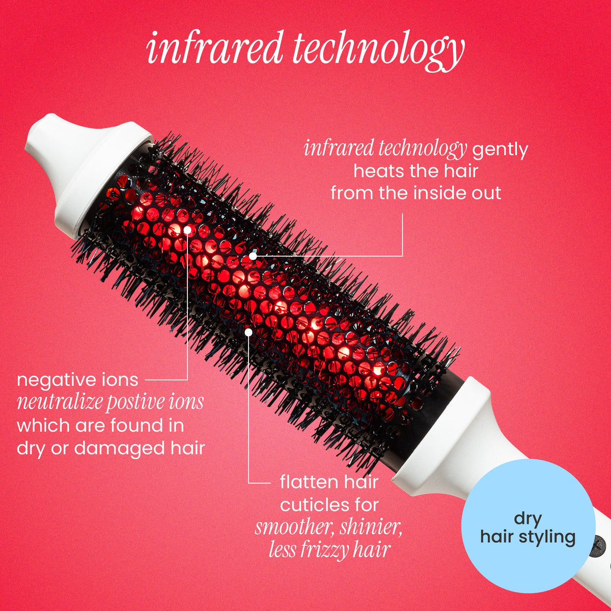 LONG BARREL INFRARED THERMAL BOUNCE BRUSH