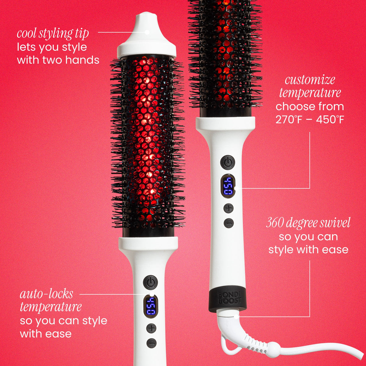 LONG BARREL INFRARED THERMAL BOUNCE BRUSH